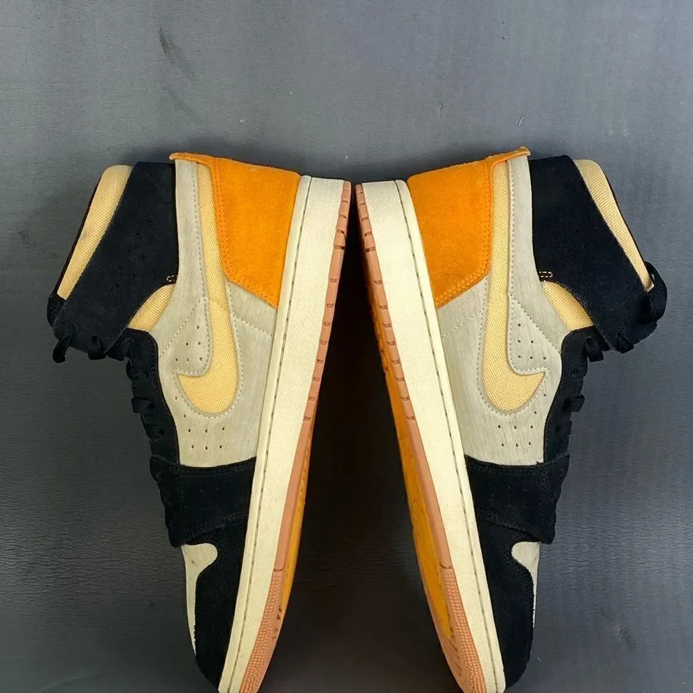 Nike Jordan 1 High Zoom Air CMFT 2 Muslin Vivid Orange sneaker shoes mens 11